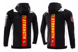 Vszap VTHJ024 Strength Zip Up Hoodie Long Sleeve S-2XL