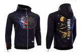 Vszap VTHJ031 Fight Lion Zip Up Hoodie Long Sleeve S-2XL