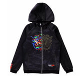 Vszap VTHJ031 Fight Lion Zip Up Hoodie Long Sleeve S-2XL