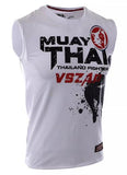 Vszap Bangkok VTT002 Muay Thai Boxing Vest Tank Top S-4XL White