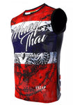 Vszap Warrior VTT010 Muay Thai Boxing Dry Tech Vest Tank Top S-4XL Red