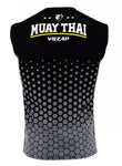 Vszap Lotus VTT014 Muay Thai Boxing Dry Tech Vest Tank Top S-4XL Black
