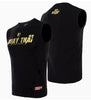 Vszap VTT018 Muay Thai Boxing Vest Tank Top S-4XL Black Gold