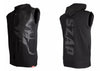 Vszap VTT021 MMA Vest Hooded Zipper Tank Top S-4XL Black