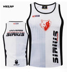 Vszap VTT030 Muay Thai Boxing Quick Dry Vest Tank Top S-2XL White