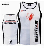 Vszap VTT030 Muay Thai Boxing Quick Dry Vest Tank Top S-2XL White