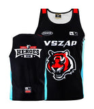 Vszap VTT031 Muay Thai Boxing Quick Dry Vest Tank Top S-2XL Black