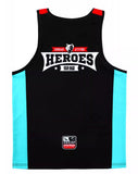 Vszap VTT031 Muay Thai Boxing Quick Dry Vest Tank Top S-2XL Black