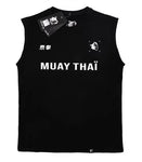 Vszap VTT032 Muay Thai Boxing Vest Tank Top S-2XL Black