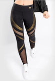 Clearance Venum Lightning Leggings For Women XS-L Black Gold