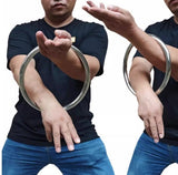 Traditional Martial Art Wing Tsun Kung Fu Smooth Durable Stainless Steel Rattan Training Ring Size S/M/L