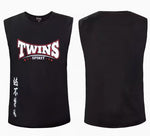 Twins Spirit WX2302 Muay Thai Boxing Vest Tank Top S-XXL Black