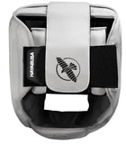 HAYABUSA T3 MUAY THAI BOXING MMA SPARRING HEADGEAR HEAD GUARD PROTECTOER Leather S-M White Black