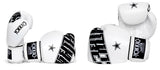 YOKKAO LETTERING MUAY THAI BOXING GLOVES 8-16 oz White