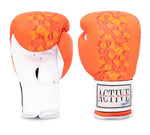 TOP KING ACTIVE MUAY THAI BOXING GLOVES 8-16 oz ORANGE