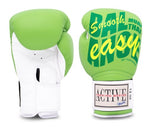 TOP KING ACTIVE MUAY THAI BOXING GLOVES 8-16 oz GREEN