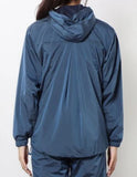 Clearance Adidas Women's 24/7 Loose Fit Windbreaker Size S-L Blue