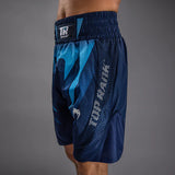Venum x Top Rank Original Men's Boxing Shorts Trunks XS-XXL Navy Blue