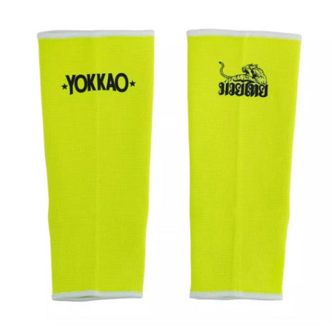 YOKKAO MUAY THAI ANKLE SUPPORT GUARD SIZE FREE Neon Yellow