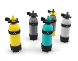 TinyMola Miniature Scuba Diving Cylinder Keyrings Gifts Vary Colours