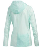 Clearance Adidas Women's Response Translucen Running Jacket Size M Light Blue