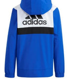 Clearance Adidas Junior Sports Training Windbreaker Size 120-160 Boblue