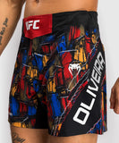 UFC Unrivaled by Venum Charles Oliveira MMA Fight Shorts XS-XXL Red