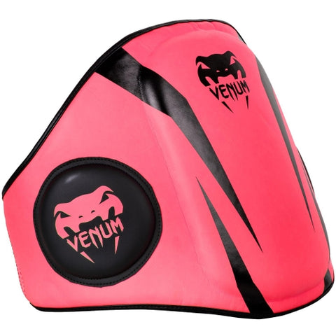 VENUM ELITE 03054 MUAY THAI BOXING MMA SPARRING BELLY PROTECTOR PAD Neo Pink Black