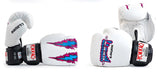 YOKKAO EASY CLUB MUAY THAI BOXING GLOVES 8-16 oz White