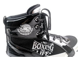 NO BOXING NO LIFE BOXING SHOES BOOTS Eur 35-45 Black Silver