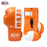 RAJA RBGP-C8 MUAY THAI BOXING GLOVES Coolmax PU Leather Kids 6 oz Orange