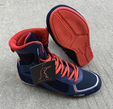 CLEARANCE SALES CLINCH OLIMP C417 BOXING SHOES BOOTS Eur 35-46 Dark Blue Red