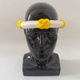 Set of Muay Thai Boran Boxing Pra Jiad Armbands / Mongkhon Headband Size Free Red Blue White