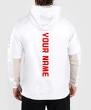 UFC Noche by Venum Personalized Authentic Fight Night Men's Walkout Hoodie Size M White