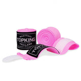 TOP KING MUAY THAI BOXING HANDWRAPS COTTON ELASTIC 4.5 m Vary Colours