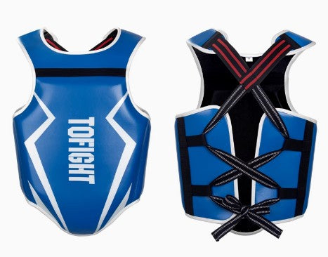 TOFIGHT SPARRING BODY SHIELD PROTECTOR JUNIOR Size S/M Blue