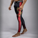 Venum-05252-603 x TEKKEN 8 Marshall Law Spats Size S-XXL Black Red Gold