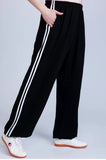 Traditional Martial Art Tai Chi Kung Fu Training Pants Trousers Size XS-XXL 2 Colours Unisex Adult & Kid