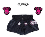 YOKKAO PRIMATE CARBONFIT MUAY THAI MMA BOXING Shorts S-XXL Black
