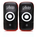 FAIRTEX KPLC2 CURVED KICK PADS Size Standard Black Black