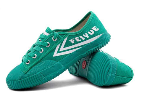 FEIYUE Classic sneakers canvas shoes board shoes trend shoes Size 34-47 Unisex Youth Adult Jade Green