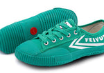 FEIYUE Classic sneakers canvas shoes board shoes trend shoes Size 34-47 Unisex Youth Adult Jade Green
