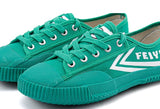 FEIYUE Classic sneakers canvas shoes board shoes trend shoes Size 34-47 Unisex Youth Adult Jade Green