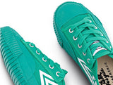 FEIYUE Classic sneakers canvas shoes board shoes trend shoes Size 34-47 Unisex Youth Adult Jade Green