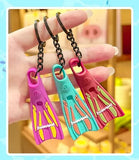 Miniature Scuba Diving Fin keychains Gifts 6 Colours