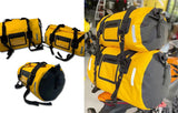 Heavy-duty Large Capacity Motorcycle Travel Dry Bag Tail Bag 500D PVC Size 40/60L Yellow