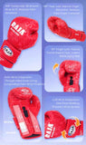 RAJA C100S LATEX AIR SAC MUAY THAI BOXING GLOVES Kids Size 6 / 6plus oz White