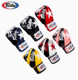 Fairtex BGV1 NATION THAI MUAY THAI BOXING GLOVES Leather 8-16 oz 6 Colours