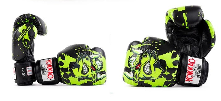 YOKKAO ANGRY BULL MUAY THAI BOXING GLOVES 8-16 oz Black – AAGsport