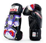 YOKKAO ANGRY RABBIT MUAY THAI BOXING GLOVES 8-16 oz Black